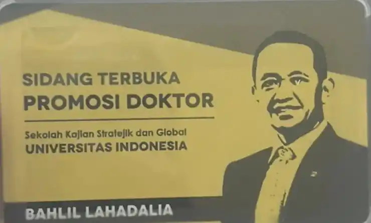 Doktor UI Bahlil