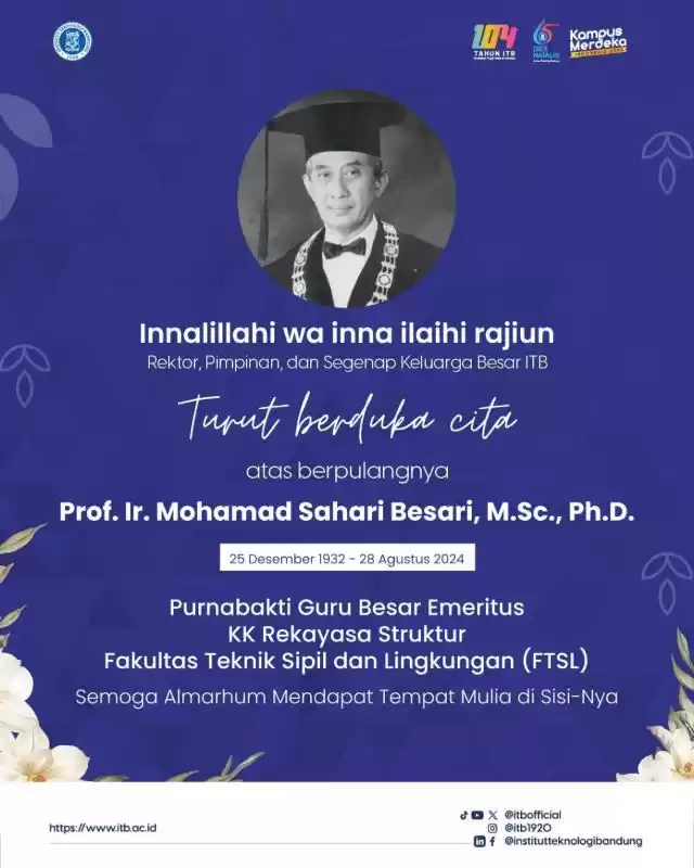 Prof Mohamad Sahari Besari